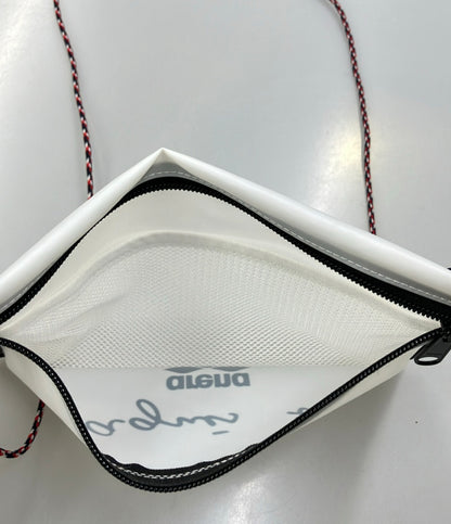 美品 agnes b. arena ショルダーバッグ ショルダーポーチ サコッシュ 斜め掛け ユニセックス アニエスベー アリーナ