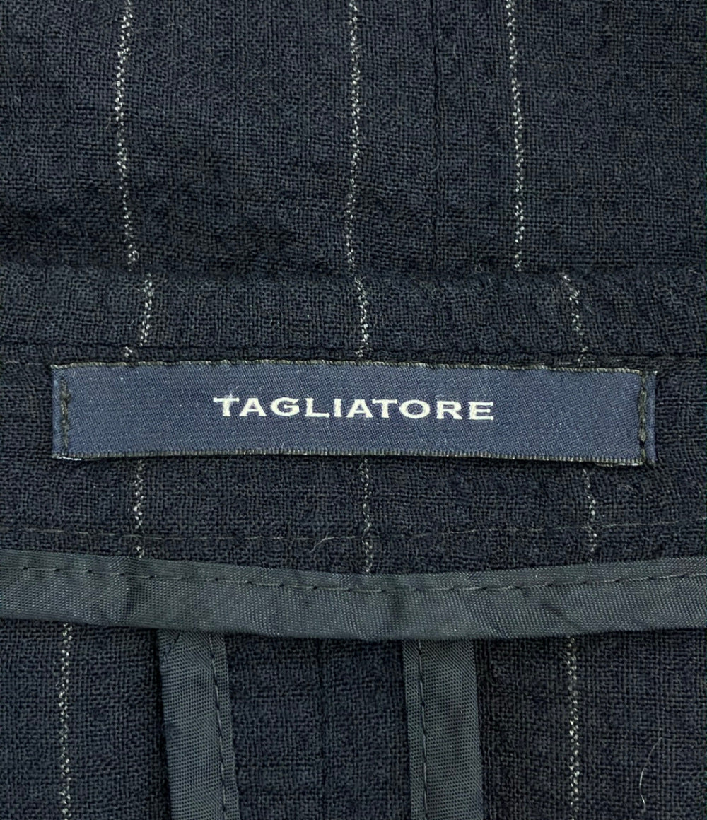 TAGLIATORE ダブルブレストストライプ テーラードジャケット メンズ SIZE 48 タリアトーレ