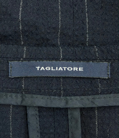 TAGLIATORE ダブルブレストストライプ テーラードジャケット メンズ SIZE 48 タリアトーレ