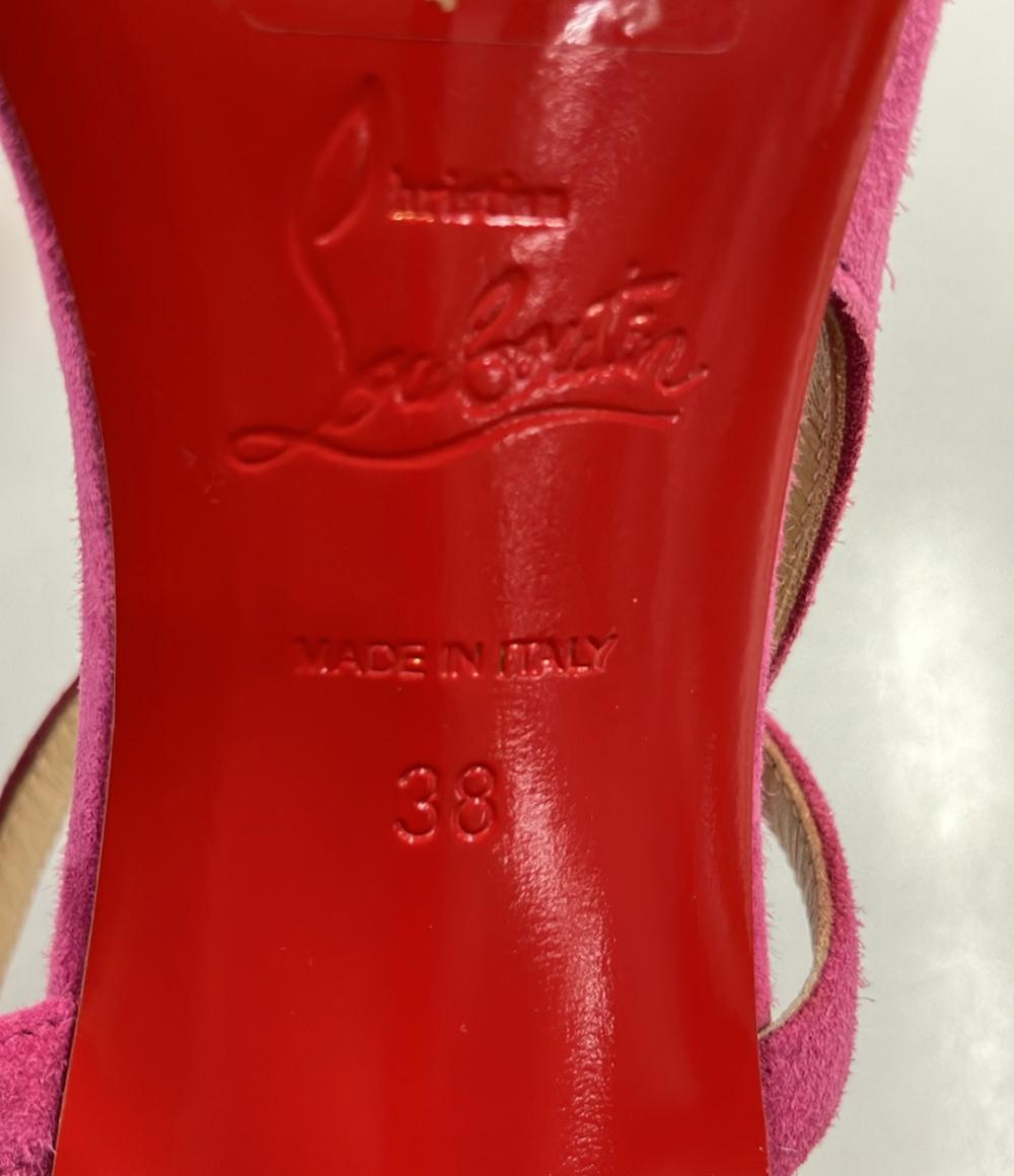 美品 Christian Louboutin アンクルストラップパンプス レディース SIZE 38 (25cm) クリスチャンルブタン