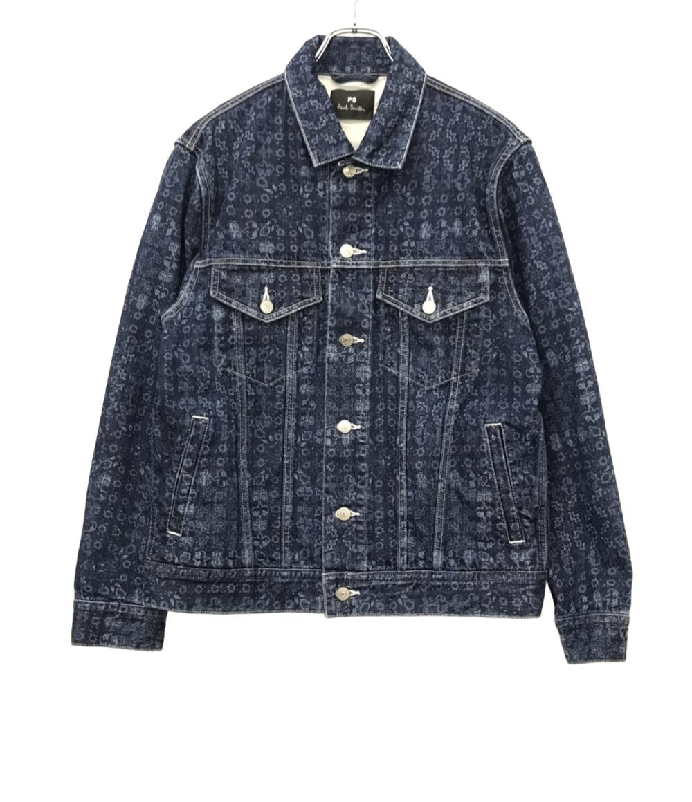美品 PS Paul Smith デニムジャケット Laser Etched Dyeing PY-KQ-78129 メンズ SIZE M ピーエスポールスミス