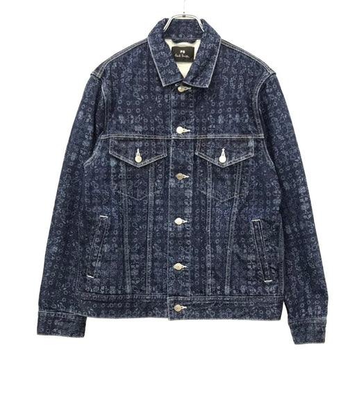 美品 PS Paul Smith デニムジャケット Laser Etched Dyeing PY-KQ