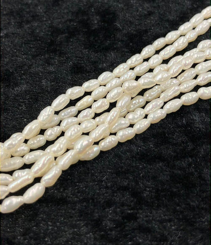 美品 7連ネックレス 5連ブレスレット 淡水パール ２点セット レディース