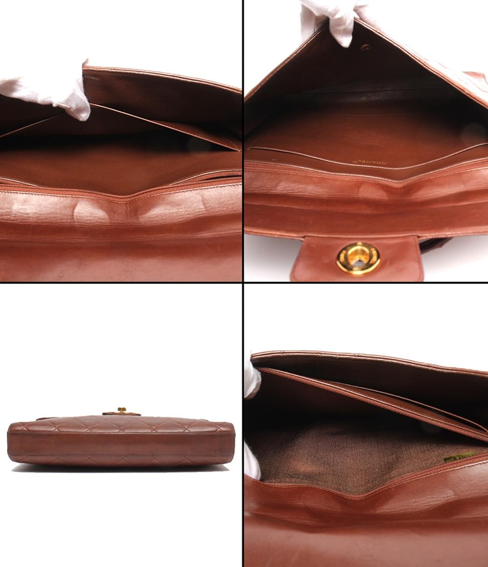 シャネル ブリーフケース ビジネスバッグ ゴールド金具 マトラッセ