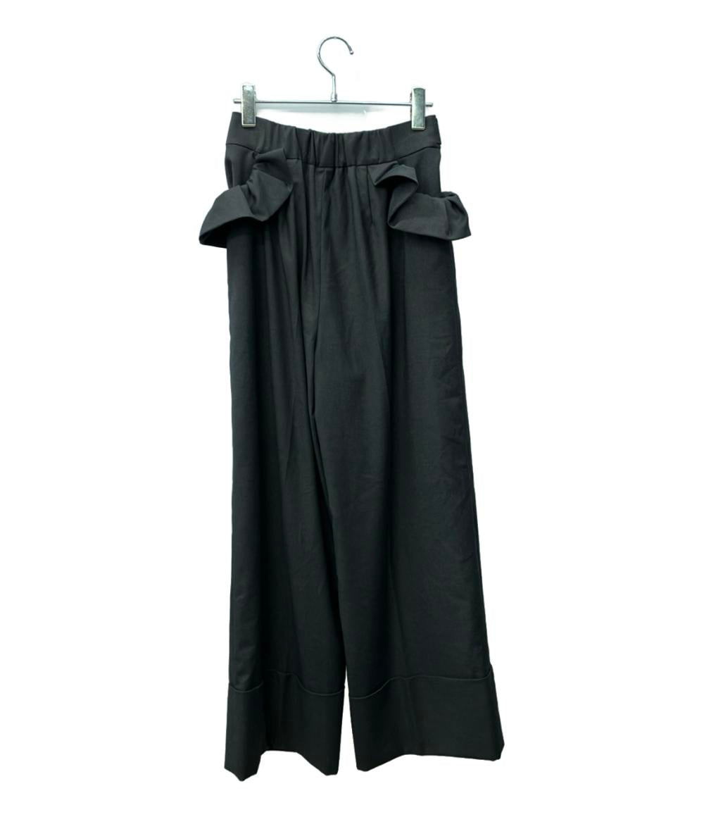 美品 MARONENONFEE フリルポケットパンツ ロングパンツ ME-25WME9 レディース SIZE 38 (M) マーロンエノンフィ