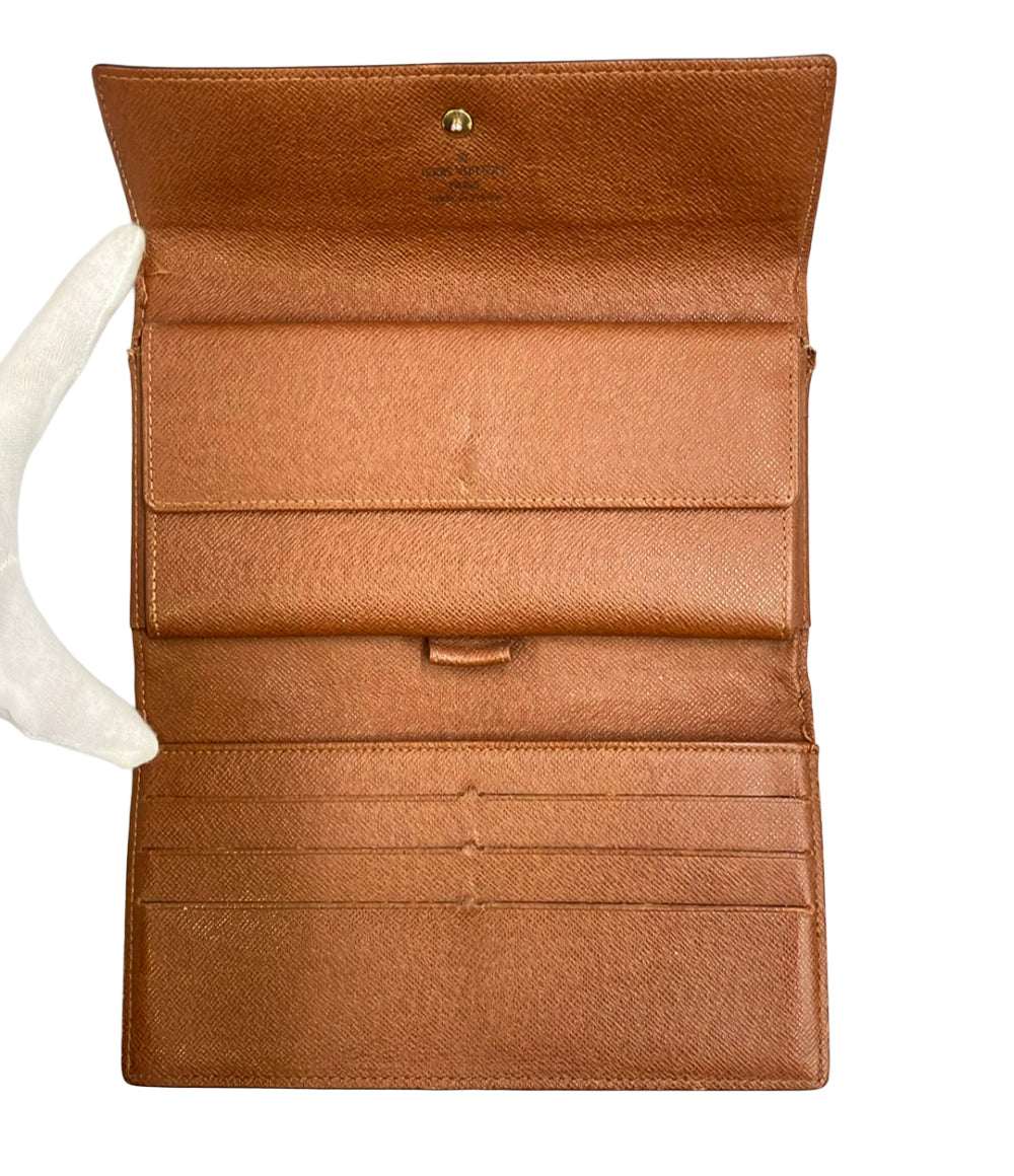 LOUIS VUITTON 長財布 三つ折り ポルトフォイユ インターナショナル モノグラム M61217 レディース メンズ ルイ・ヴィトン