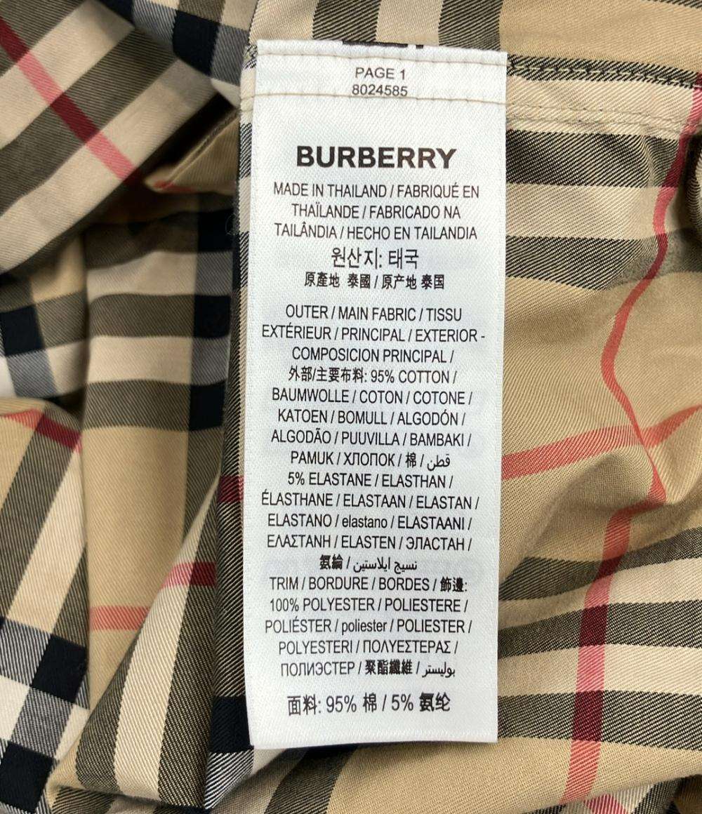 BURBERRY LONDON 長袖 ワンピース チェック レディース SIZE 40 (M) バーバリーロンドン