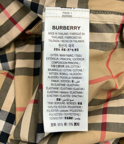 BURBERRY LONDON 長袖 ワンピース チェック レディース SIZE 40 (M) バーバリーロンドン