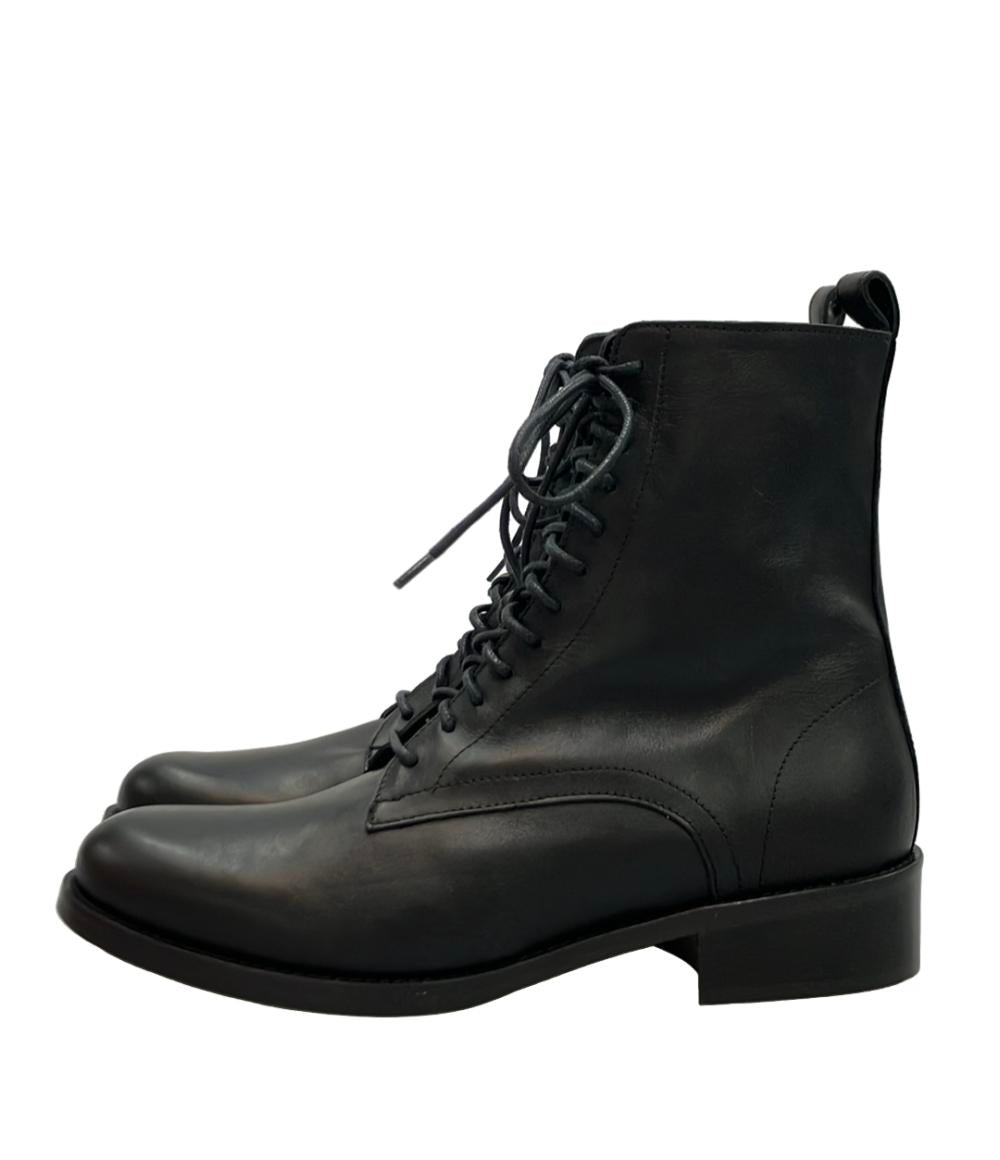 美品 FABIO RUSCONI レースアップブーツ ショートブーツ サイドジップ F-5893 レディース SIZE 37 (23.5cm) ファビオルスコーニ