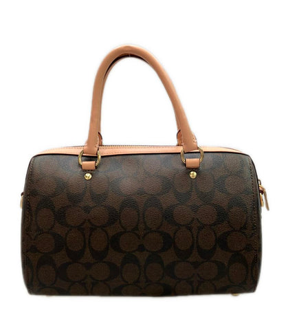 美品 COACH 2way ハンドバッグ ショルダーバッグ 斜め掛け シグネチャー 83607 レディース コーチ