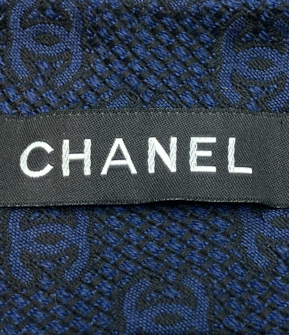 CHANEL ネクタイ シルク カシミア ココマーク メンズ シャネル