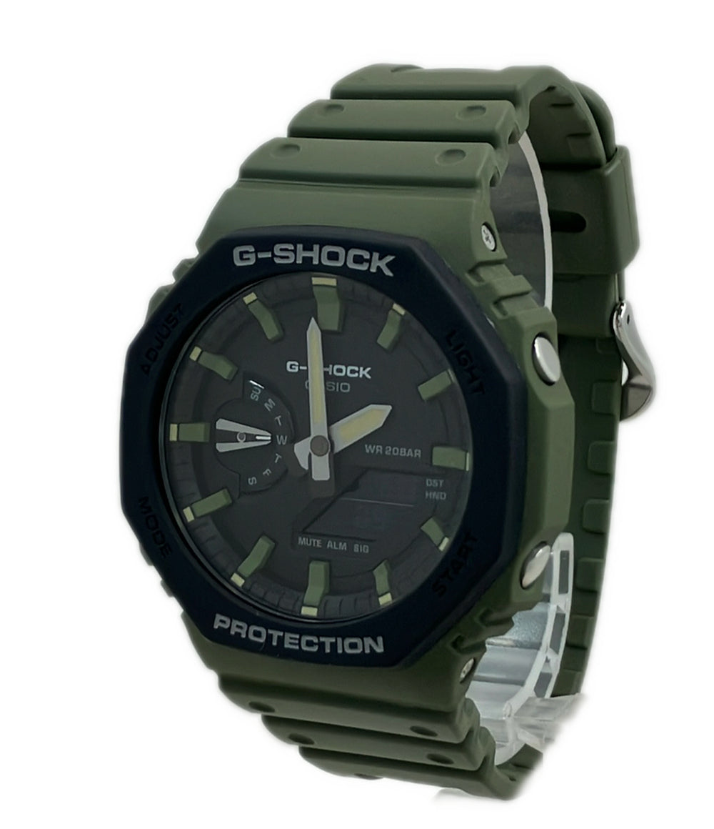 美品 CASIO 腕時計 G-SHOCK クオーツ ブラック GA-2110SU メンズ カシオ