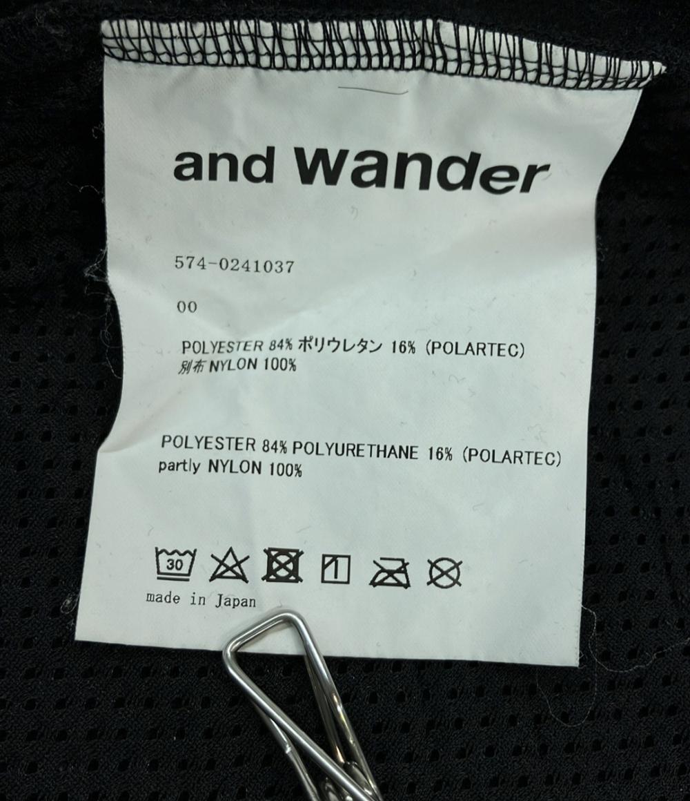 and wander 長袖パーカー Light Fleece Jacket 574-0241037 レディース SIZE 00 (XS) アンドワンダー