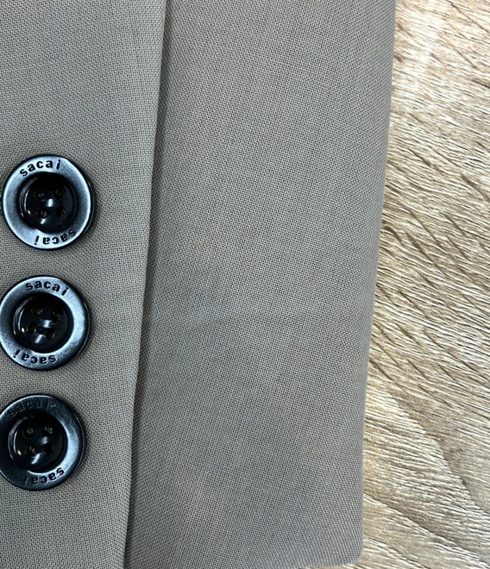 Sacai チェスターコート BEIGE 651 Suiting Bonding Coat 23-03117M メンズ SIZE 1 (S) サカイ