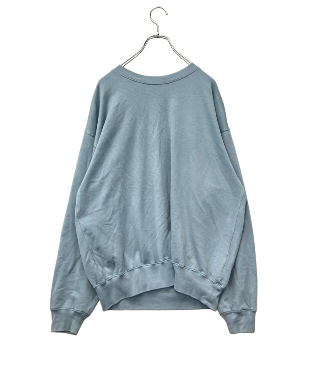 AURALEE スウェット 長袖 25SS BLUE GRAY ピマコットン SUPER HIGH