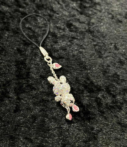 美品 スワロフスキー ストラップ ウサギモチーフ ラビットモチーフ 632750 レディース SWAROVSKI