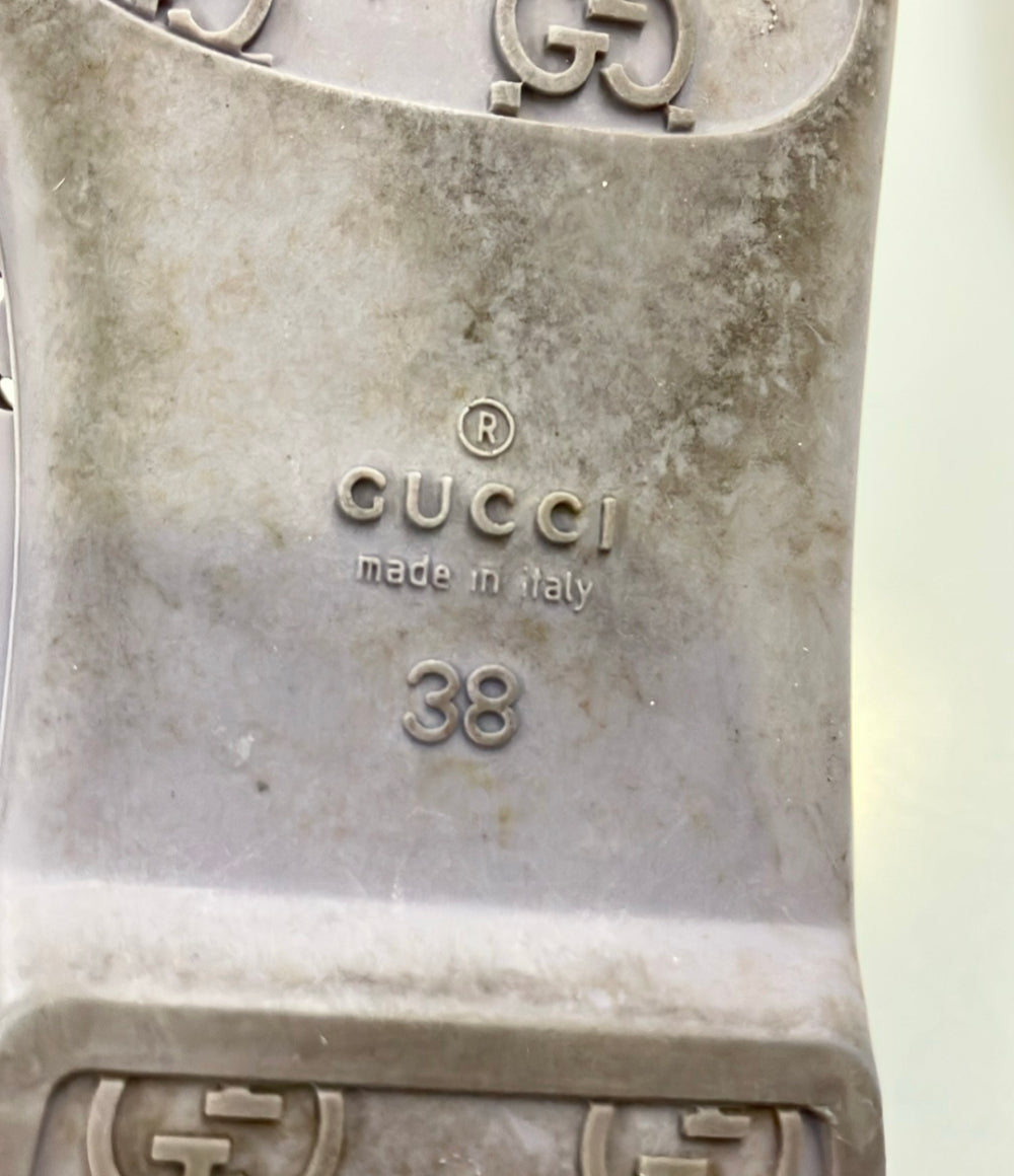 GUCCI ラバーフラットパンプス GG レディース SIZE 38 (25cm) グッチ