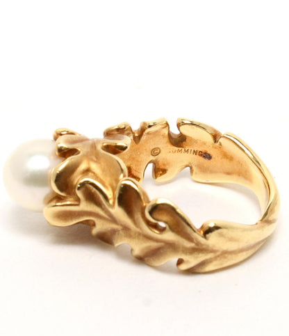 ANGELA CUMMINGS リング 指輪 18K パール 8.3mm レディース SIZE 11号 アンジェラ カミングス