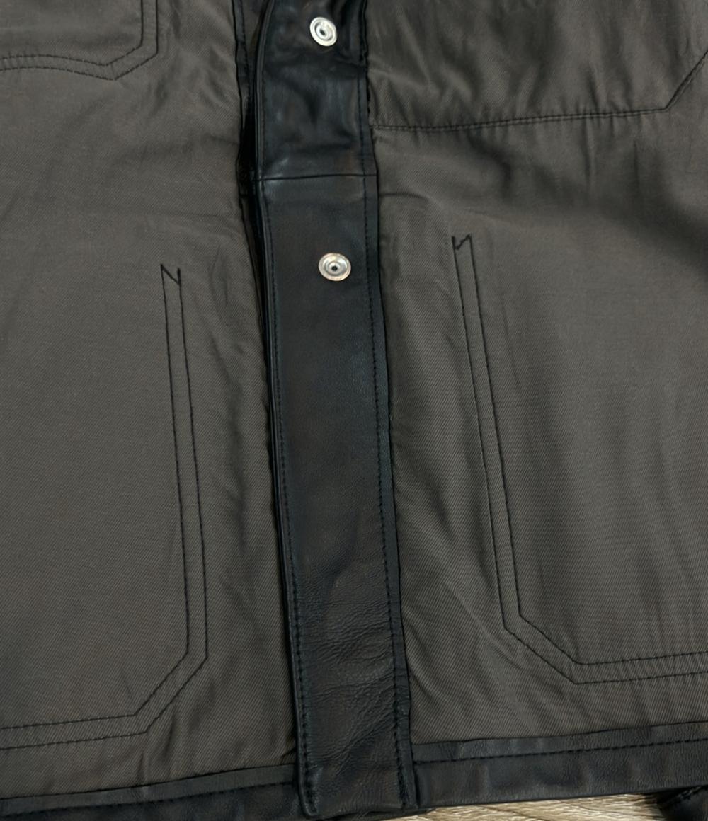 美品 UNITED ARROWS レザージャケット  タグ付き シープスキンレザーカバーオール 1125-699-7740-0930 メンズ SIZE S ユナイテッドアローズ