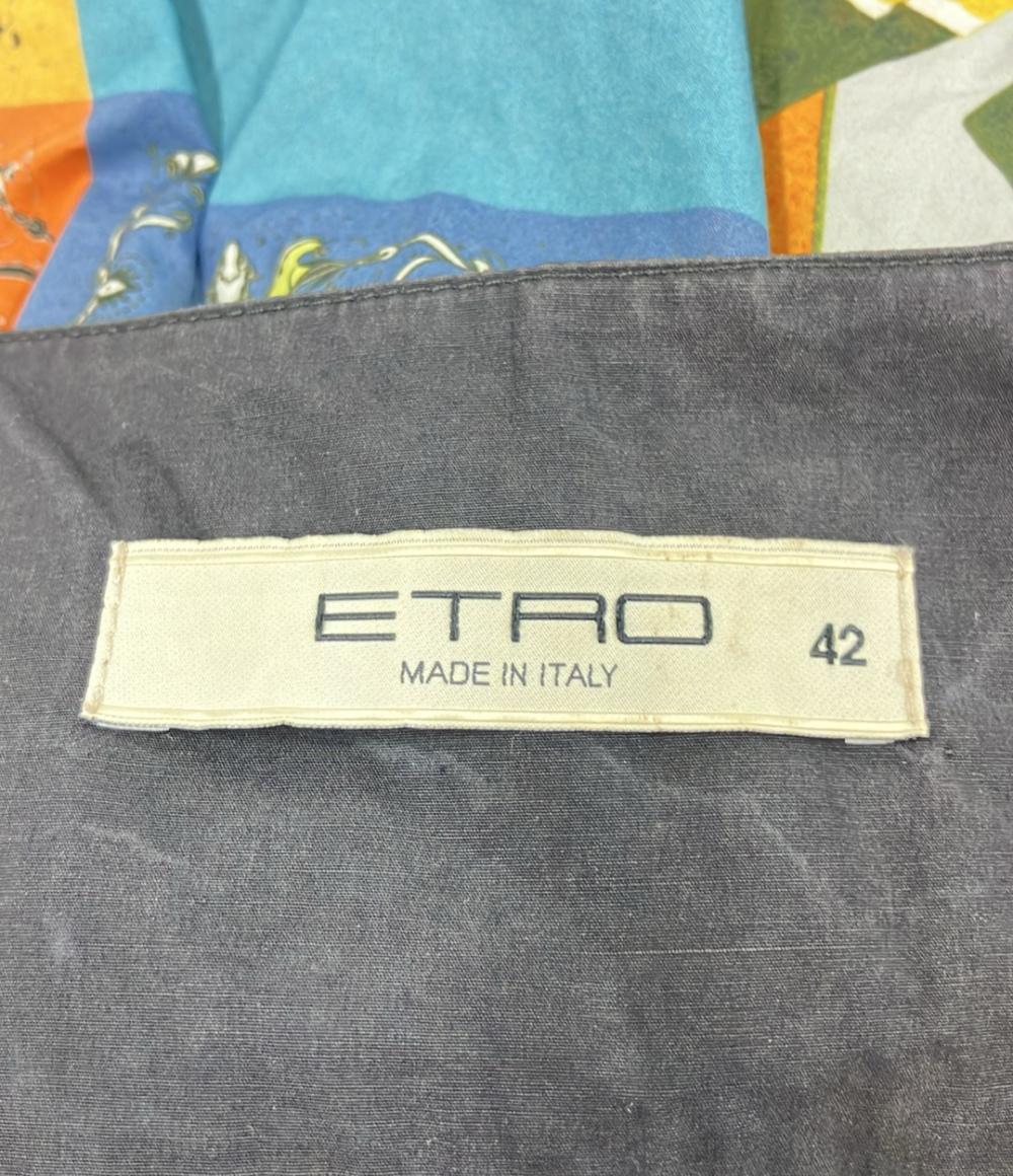 訳あり エトロ 半袖ロングワンピース レディース SIZE 42 (L) ETRO