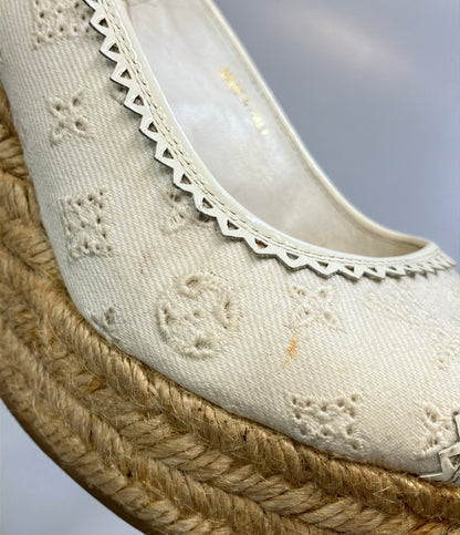 LOUIS VUITTON ウェッジソールサンダル CL1019 レディース SIZE 36 1/2 ルイ・ヴィトン