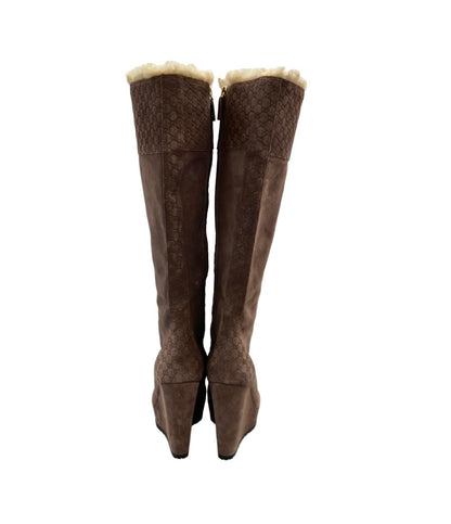 GUCCI ロングブーツ ウェッジソール レディース SIZE 36 1/2 (23.5cm) グッチ