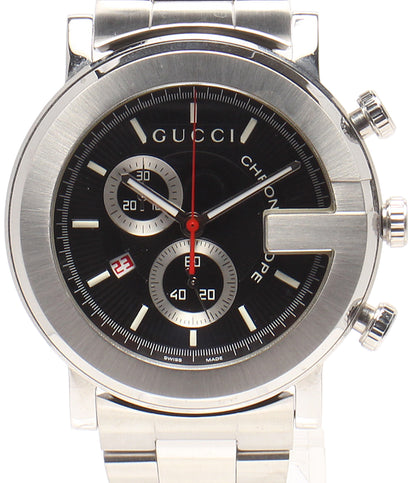 GUCCI 腕時計 クロノグラフ クオーツ ブラック 101M メンズ グッチ