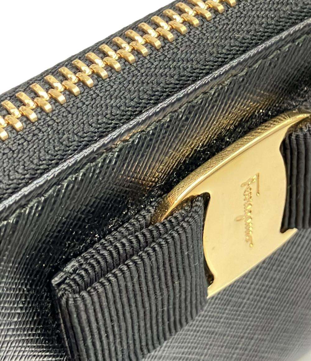 正規Salvatore Ferragamoヴァラ長財布 Salvatore Ferragamo L字ファスナー長財布 ヴァラ レディース