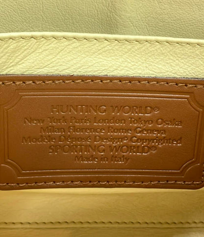 HUNTING WORLD セカンドバッグ クラッチバッグ レザー メンズ ハンティングワールド