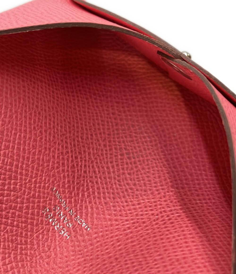 HERMES カードケース X刻印 シルバー金具 カルヴィ レディース エルメス