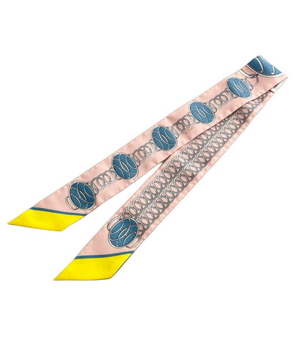 美品 エルメス ツイリースカーフ シルク100% レディース HERMES