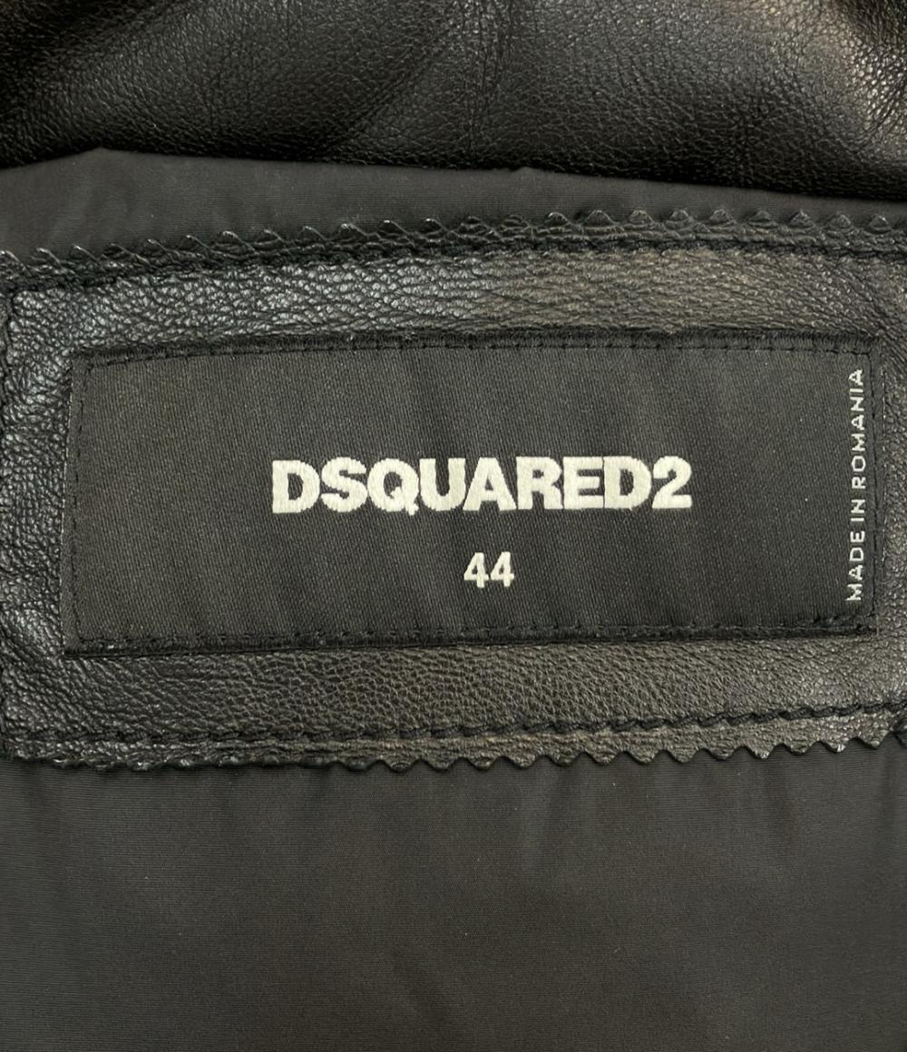 DSQUARED2 レザー ダウンベスト メンズ SIZE 44 ディースクエアード