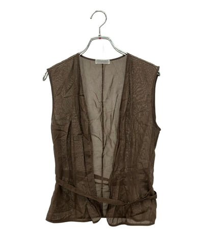 コンテ シアー ベルテッド ジレ レディース CONTE