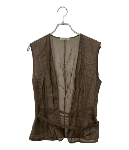 コンテ シアー ベルテッド ジレ レディース CONTE