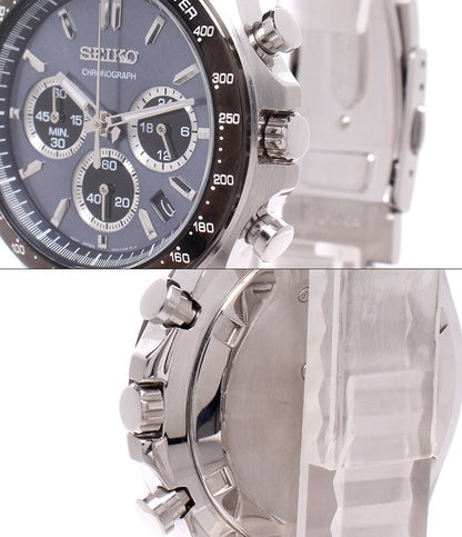 SEIKO 腕時計 クオーツ ブルー 8T63-00D0 メンズ セイコー
