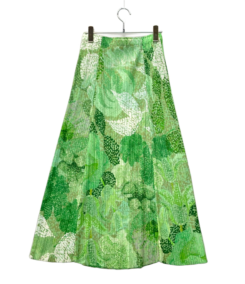 PLEATS PLEASE ロングスカートPLEATS 26SS FOGGY FORET モード PP61JG695 レディース SIZE 5 (L) プリーツプリーズ