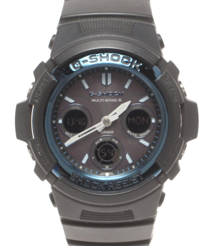 CASIO 腕時計 MULTIBAND6 G-SHOCK ソーラー ブラック AWG-M100A メンズ カシオ