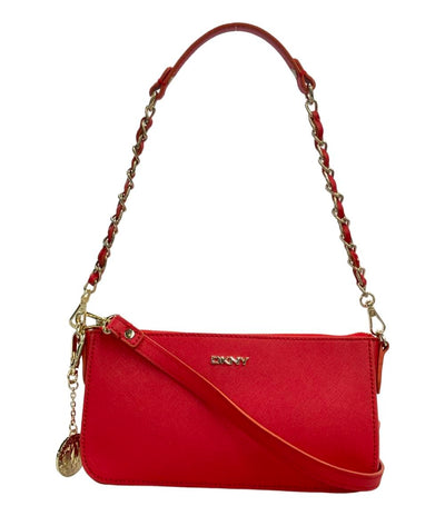 美品 DKNY DONNA KARAN NEW YORK ショルダーバッグ 2WAY 肩掛け 斜め掛け レザー レディース ダナキャランニューヨーク