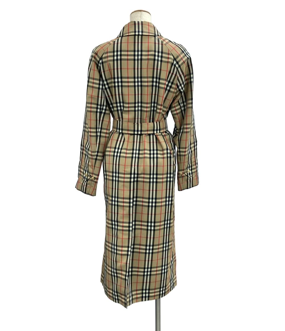 美品 BURBERRY LONDON チェックコート KEMPTON SHORT COAT レディース SIZE 36 (S) バーバリーロンドン