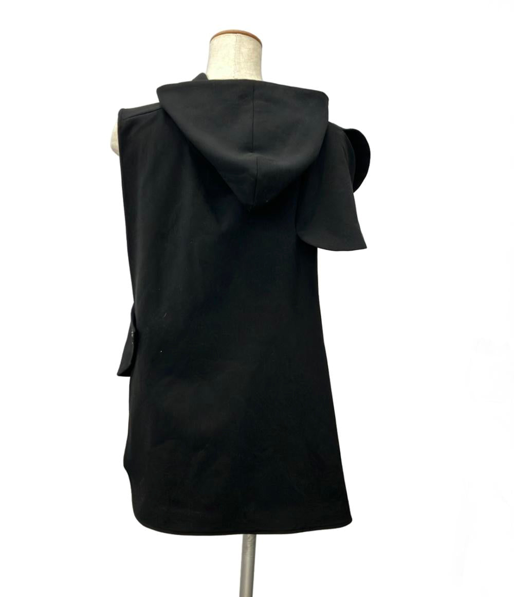 ENFOLD パーカー プルオーバー ショートスリーブ CIRCLE SLEEVE HOODIE 300HA230-0011 レディース SIZE 38 (M) エンフォルド