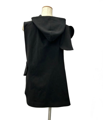 ENFOLD パーカー プルオーバー ショートスリーブ CIRCLE SLEEVE HOODIE 300HA230-0011 レディース SIZE 38 (M) エンフォルド