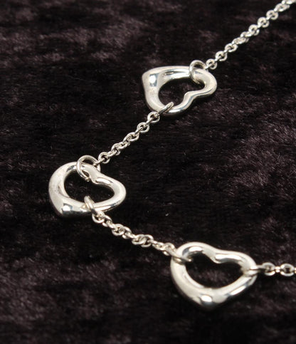 美品 TIFFANY&Co. ネックレス SV925 エルサ ペレッティ オープンハート レディース ティファニー