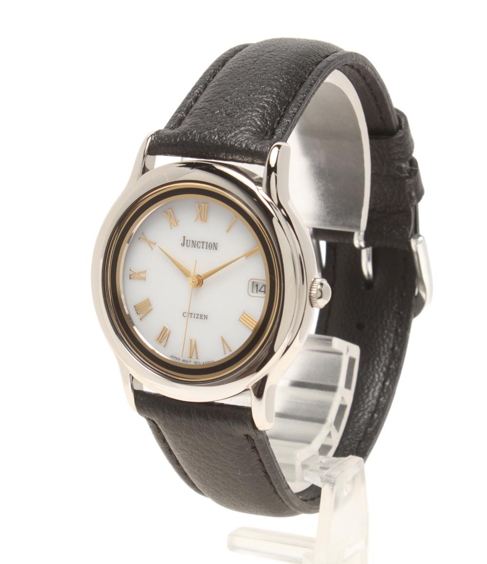 美品 CITIZEN 腕時計 京浜急行労働組合結成50周年記念 ソーラー ホワイト 7871-A04536 レディース メンズ シチズン