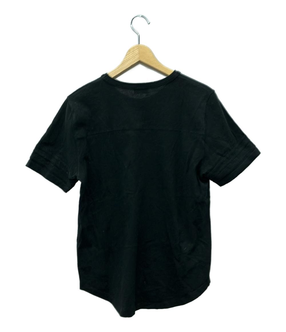 サンローラン 半袖Tシャツ ダメージ加工 TY74 673411 Y36LW 1050 メンズ SIZE XS SAINT LAURENT