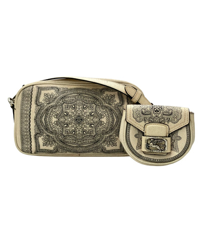 ETRO ショルダーバッグ 斜め掛け ペイズリー柄 レディース エトロ