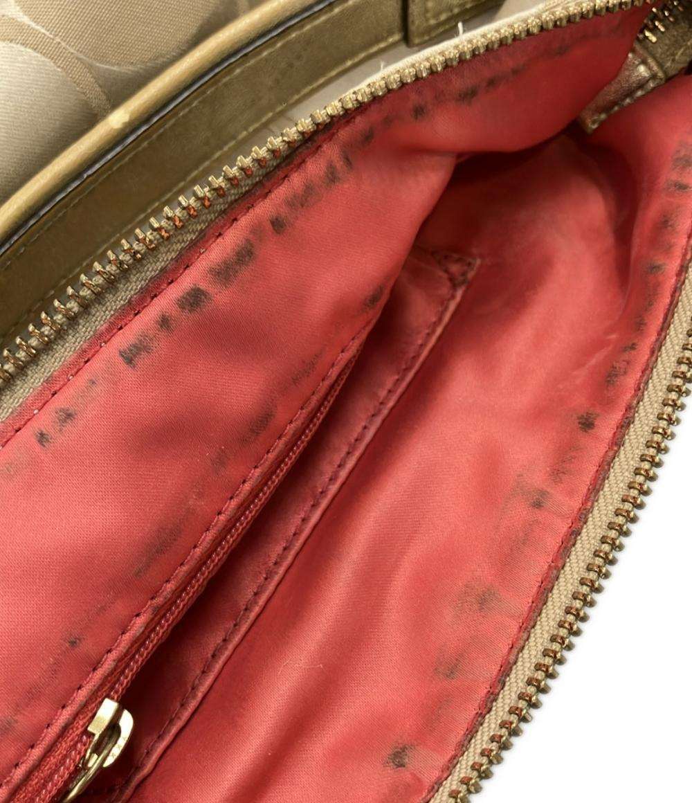 訳あり COACH 2WAY ハンドバッグ ショルダーバッグ 斜め掛け ラージシグネチャー F20761 レディース コーチ
