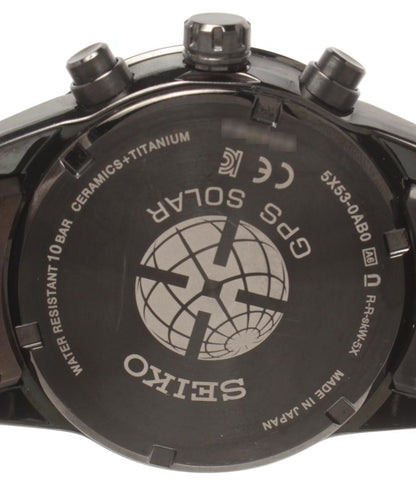SEIKO 腕時計 GPSソーラー アストロン ASTRON ソーラー ブラック 5X53-0AB0 メンズ セイコー