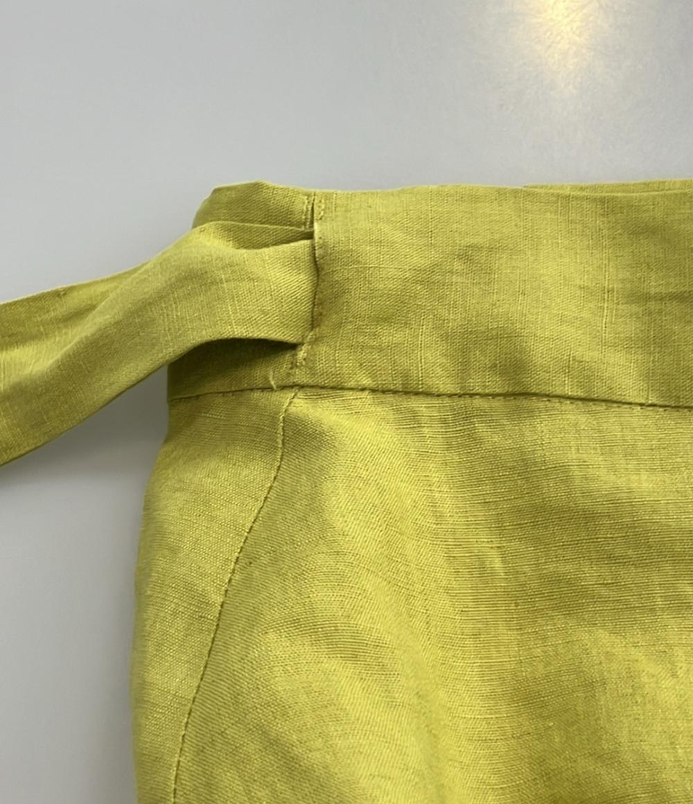 マイラン フィッシュテールリネンラップスカート レディース SIZE F (M) MYLAN