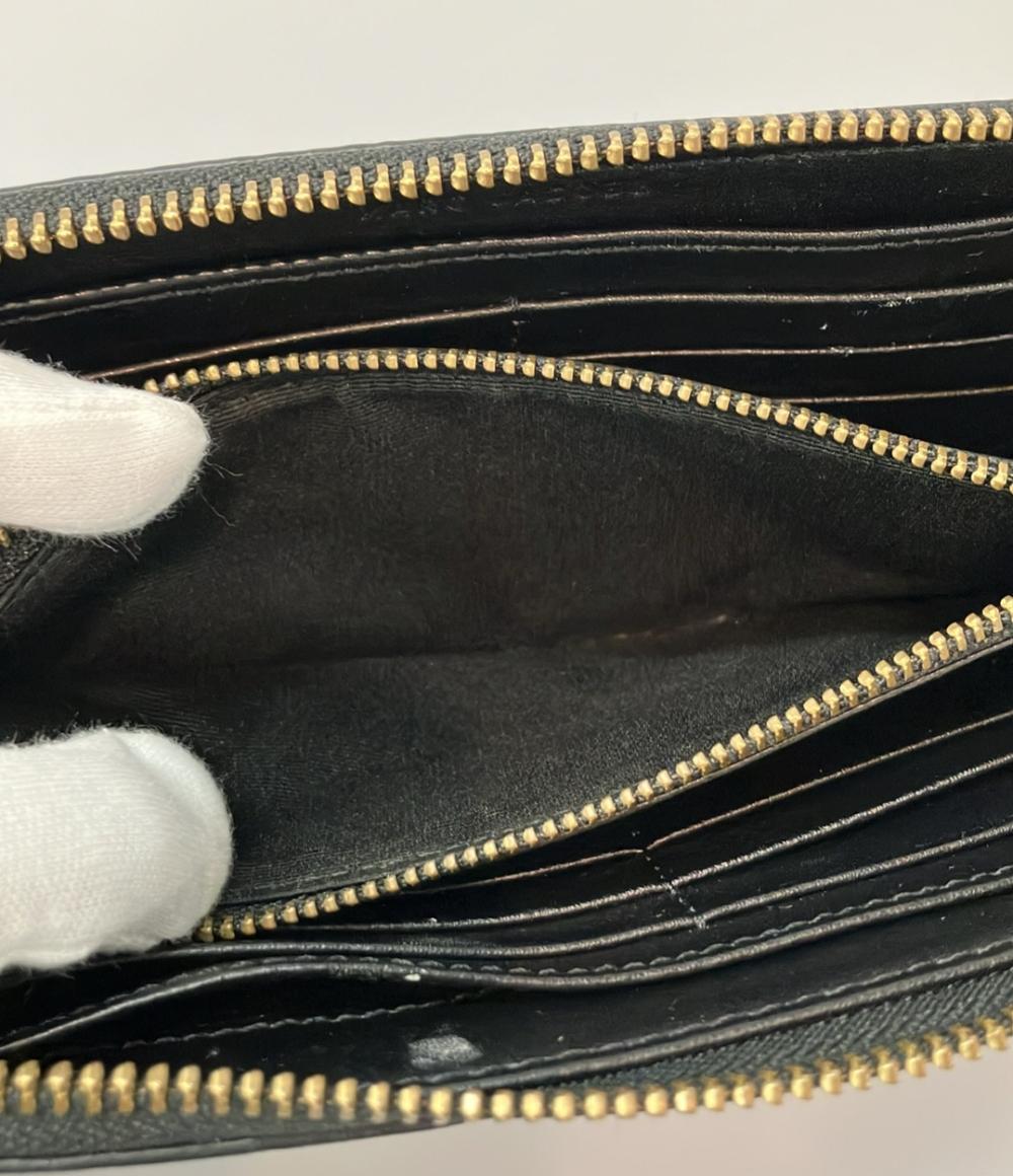 美品 マークジェイコブス ラウンドファスナー長財布 メンズ MARC JACOBS