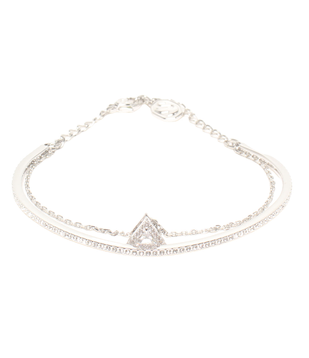 美品 SWAROVSKI ブレスレット Ortyx オルティックス バングル レディース スワロフスキー